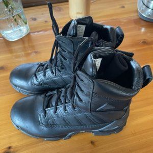 Thorogood "Sniper" Tactical Military Work Boots Waterproof Nonmetallic Side Zip